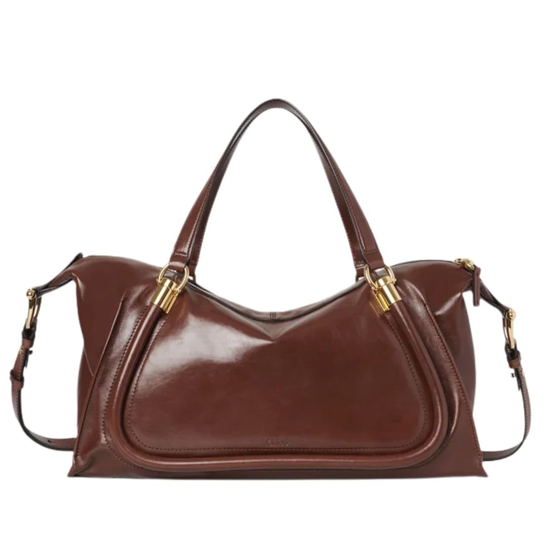 CHLOÉ WOMEN'S PARATY 24 BAG SOOTY BROWN