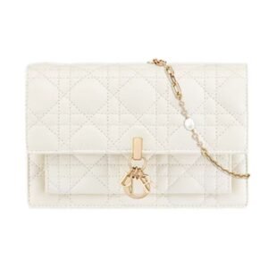 WOMEN MY DIOR DAILY POUCH WITH CHAIN LATTE
