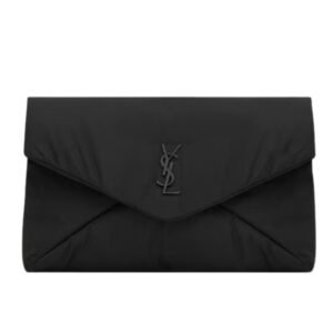 SAINT LAURENT CASSANDRE LARGE ENVELOPE POUCH IN NYLON