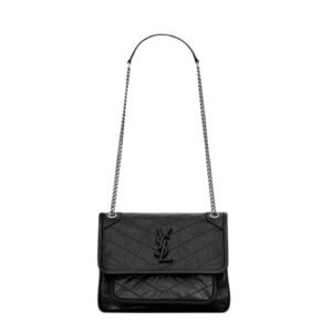 SAINT LAURENT NIKI BABY SHOULDER BAG WOMEN BLACK