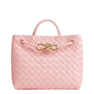 WOMAN BOTTEGA VENETA SMALL ANDIAMO SHOULDER BAG ROSE