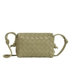 BOTTEGA VENETA WOMEN’S MINI LOOP CAMERA BAG TRAVERTINE