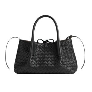WOMAN BOTTEGA VENETA SMALL PINACOTECA BLACK