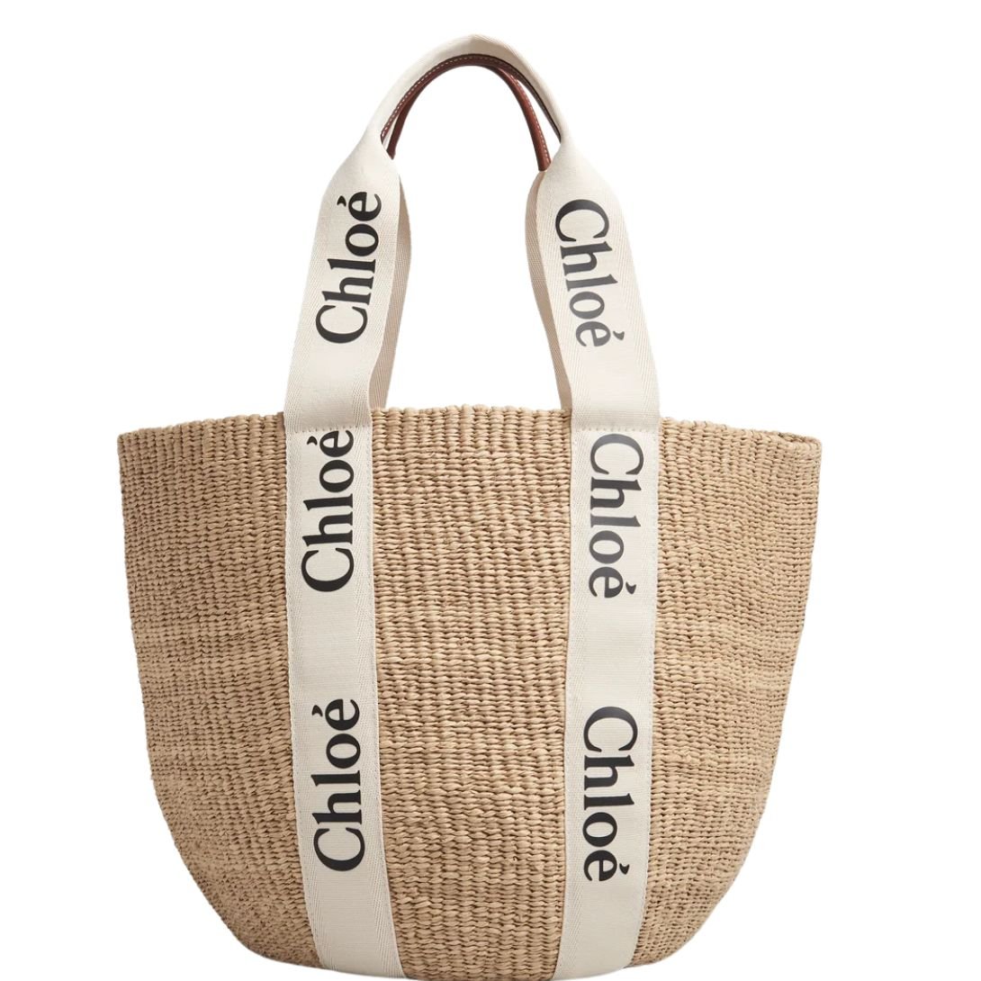 CHLOÉ WOMEN'S LARGE WOODY BASKET BAG