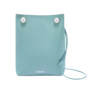 LOEWE WOMEN’S PEBBLE SOFT LEATHER POUCH WATER