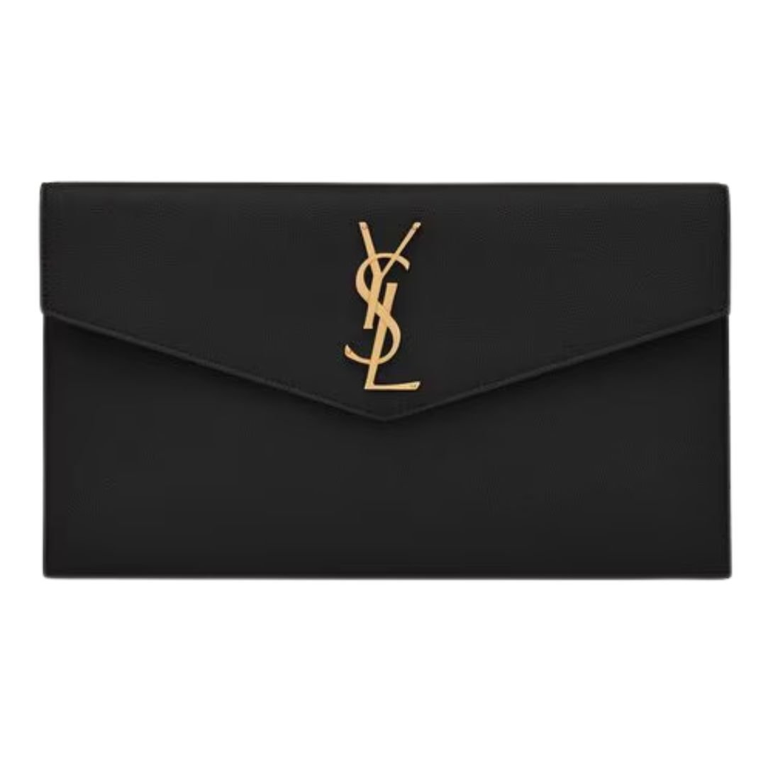 SAINT LAURENT WOMEN'S UPTOWN POUCH BLACK