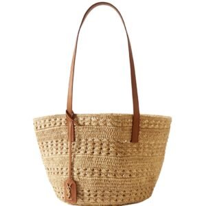SAINT LAURENT SUMMER VACATION TRAVEL RAFFIA