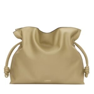 LOEWE WOMEN’S FLAMENCO LARGE BAG CLAY GREEN
