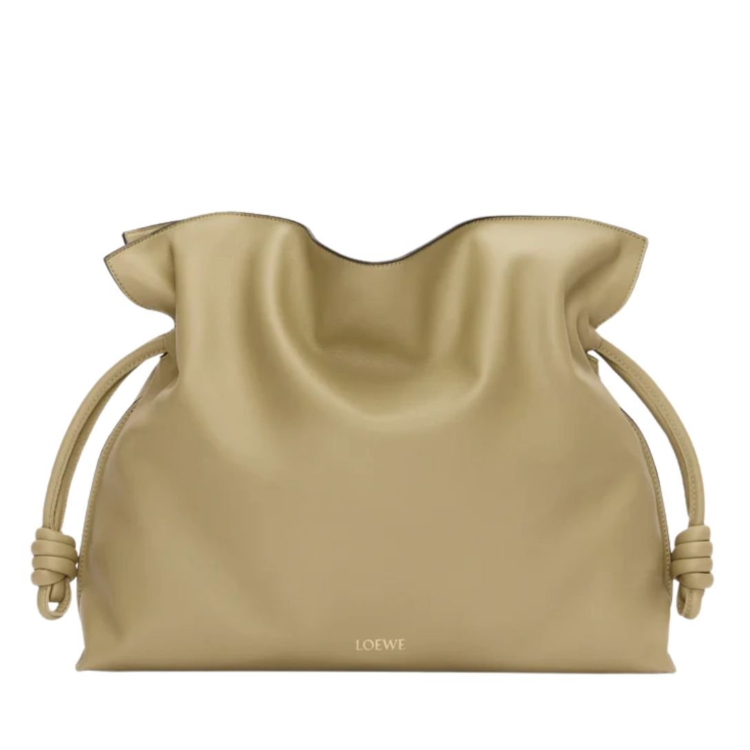 LOEWE WOMEN'S FLAMENCO LARGE BAG CLAY GREEN