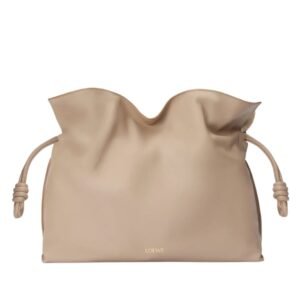 LOEWE WOMEN’S FLAMENCO LARGE BAG SAND