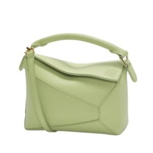 LOEWE WOMEN’S MINI PUZZLE BAG LIGHT PEAR