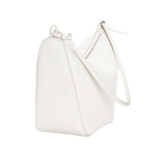 LOEWE WOMEN’S MINI HAMMOCK HOBO BAG SOFT WHITE