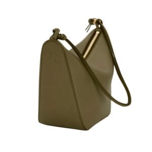 LOEWE WOMEN’S MINI HAMMOCK HOBO BAG DARK KHAKI