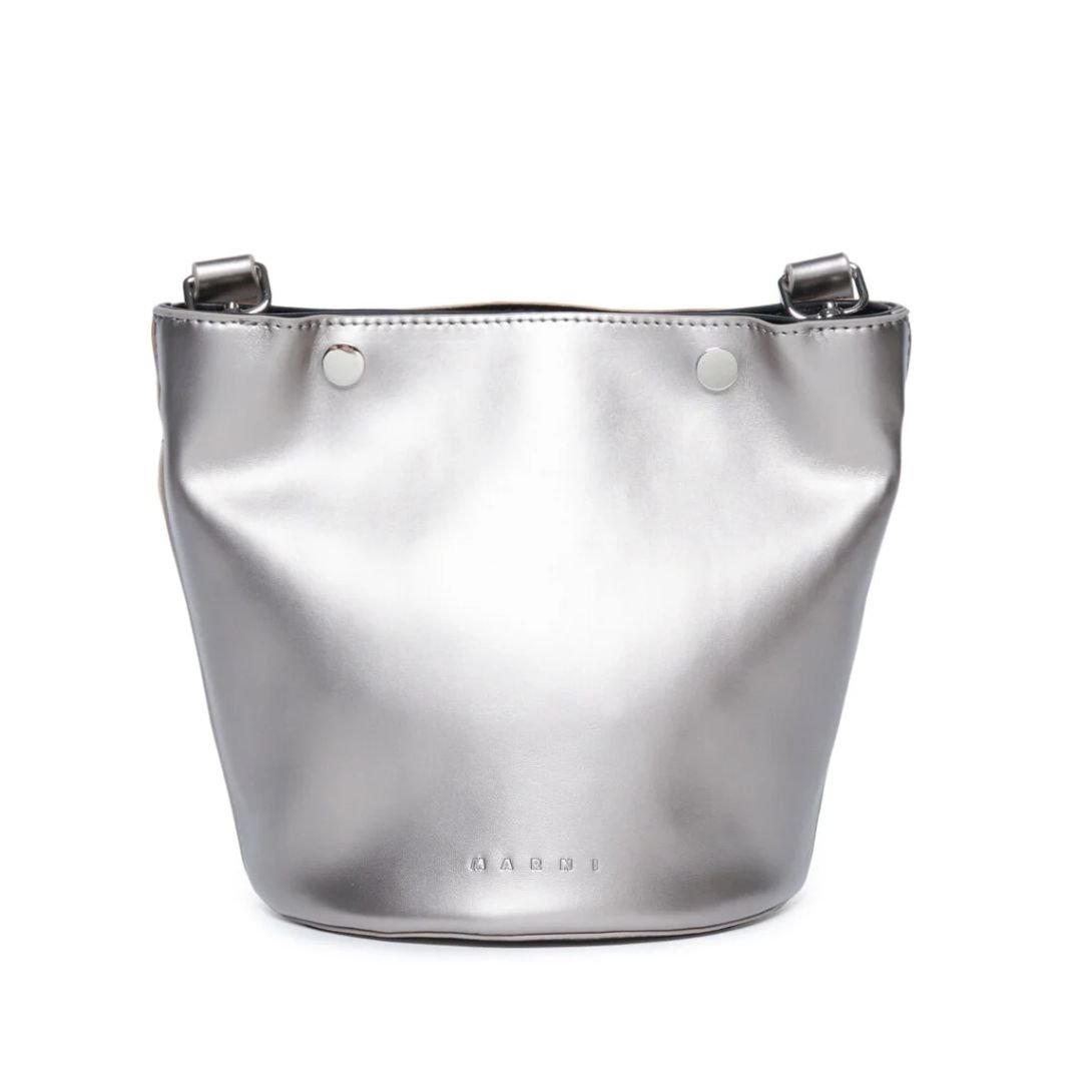 MARNI KIDS METALLIC SHOULDER BAG