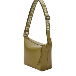 MAN LOEWE CUBI CROSSBODY SMALL BAG OLIVE