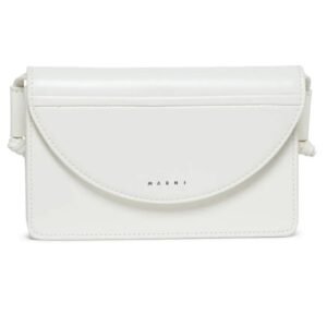 MARNI KIDS LOGO-PRINT SHOULDER BAG