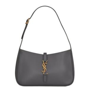 SAINT LAURENT LE 5 À 7 SHOULDER BAG IN SMOOTH LEATHER STORM