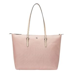 WOMENS RALPH LAUREN NYLON MEDIUM KEATON TOTE SUNRISE BLUSH