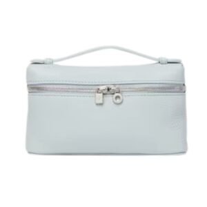LORO PIANA EXTRA POCKET MINI POUCH MINTY BREEZE