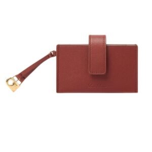 LORO PIANA EXTRA CARD HOLDER DEEP KUMMEL