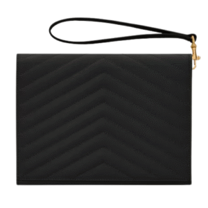 SAINT LAURENT CASSANDRE MATELASSE FLAP POUCH WOMEN GOLD