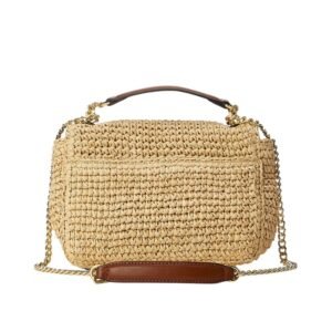 WOMEN’S RALPH LAUREN WOVEN STRAW MEDIUM SOPHEE BAG