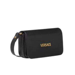 VERSACE WOMEN’S TAG MINI BAG BLACK