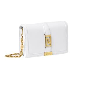 VERSACE GRECA GODDESS MINI BAG WHITE