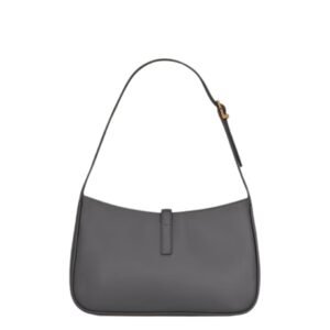 SAINT LAURENT WOMEN’S MINI LE 5 À 7 IN SMOOTH LEATHER STORM