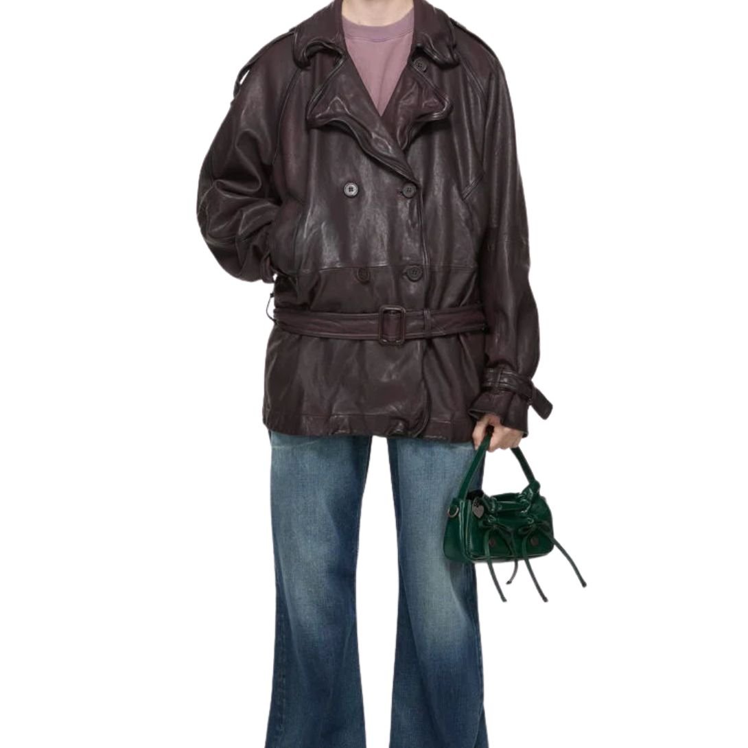 ACNE STUDIOS MULTIPOCKET MICRO BAG DARK GREEN