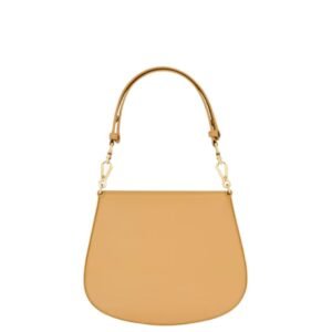 SAINT LAURENT WOMEN’S VOLTAIRE TOP HANDLE IN BOX HOT SAHARA