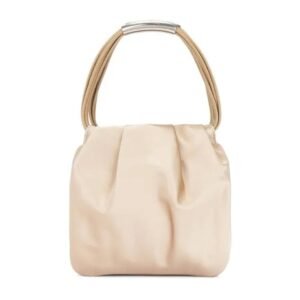 SAINT LAURENT MINI POCHON BAG IN CREAM