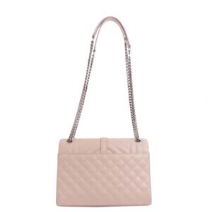 SAINT LAURENT ENVELOPE MEDIUM SHOULDER BAG LEATHER