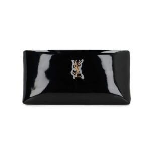 SAINT LAURENT CALYPSO POUCH IN SHINY CANVAS