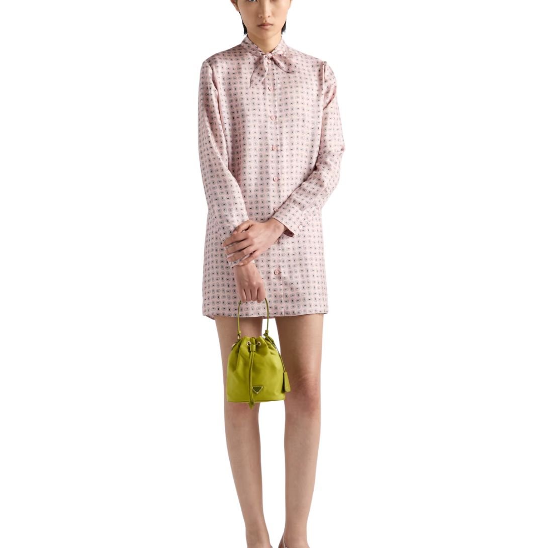 PRADA WOMEN'S MINI RE-EDITION 1978 BAG FERN GREEN