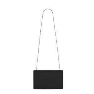 SAINT LAURENT KATE MEDIUM EMBOSSED LEATHER SHOULDER BAG WOMEN