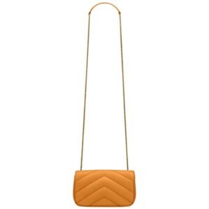 WOMEN SAINT LAURENT LOULOU MINI IN LAMBSKIN DRY SPELL