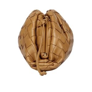 BOTTEGA VENETA MINI POUCH CARAMEL