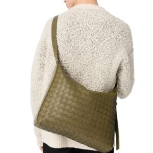 MAN BOTTEGA VENETA SMALL TRAVELER IN ALGAE