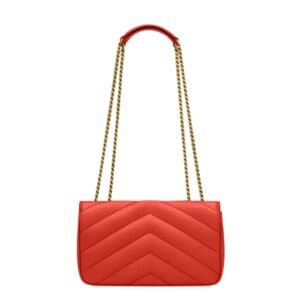 WOMEN SAINT LAURENT LOULOU SMALL IN MATELASSÉ LAMBSKIN CELOSIA
