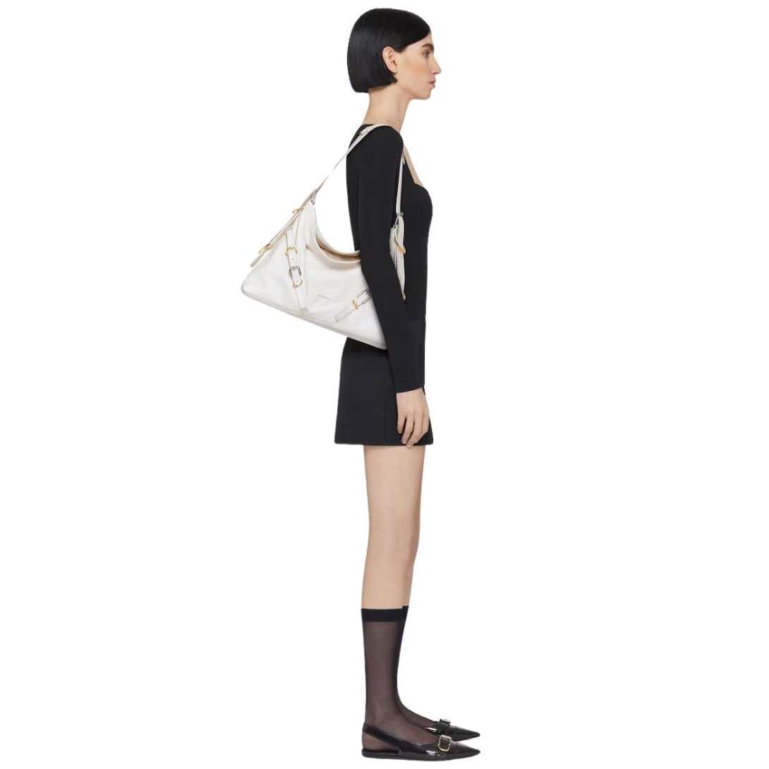 GIVENCHY WOMEN'S MEDIUM VOYOU BAG IVORY