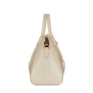 GIVENCHY WOMEN’S MINI ANTIGONA BAG IN BOX LEATHER NATURAL BEIGE