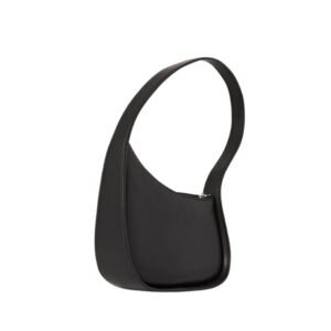 THE ROW WOMEN’S HALF MOON SHOULDER BAG BLACK