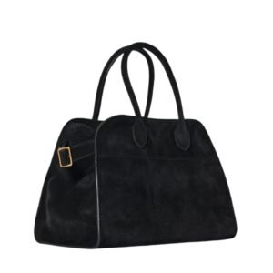 THE ROW SOFT MARGAUX 10 BAG IN SUEDE