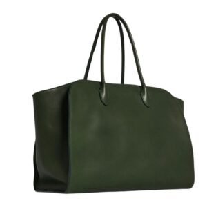 THE ROW MARLO TOTE BAG IN LEATHER MOSS