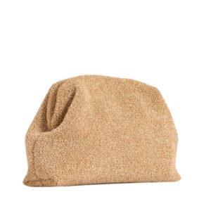 THE ROW WOMEN’S MIRA CLUTCH IN NATURAL COTTON