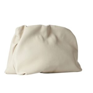 THE ROW BOURSE CLUTCH IN WHITE