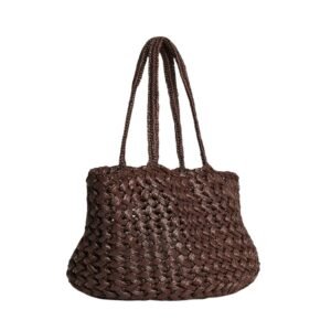 THE ROW BROWN ESTELLE TOTE ESPRESSO