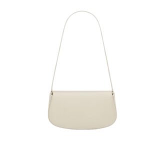 SAINT LAURENT VOLTAIRE LEATHER MINI SHOULDER BAG CREMA SOFT