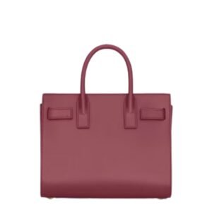SAINT LAURENT WOMEN’S SAC DE JOUR NANO LEATHER ROUGE MERLOT
